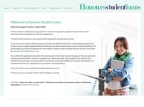 Honours Student Loans Student loan