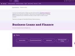Ulster Bank Business loan