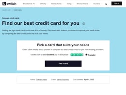 uSwitch Credit card