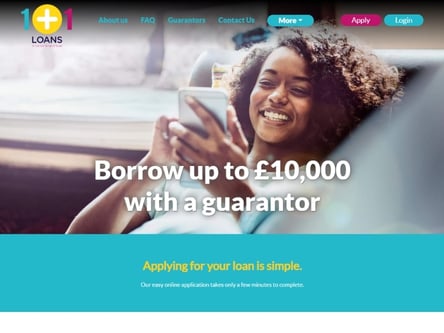 1Plus1 Loans homepage
