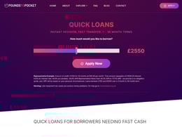 Pounds to Pocket Quick loan