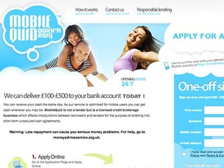 MobileQuid homepage