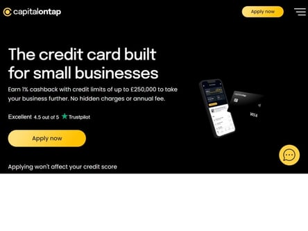 Capital on Tap homepage