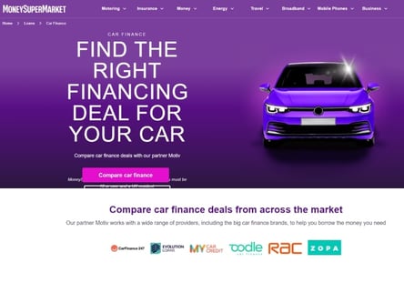 Money Super Market homepage