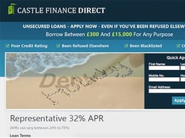Castle Finance Direct Short-term loan