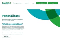 Bamboo Personal loan