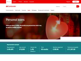 Santander Student loan
