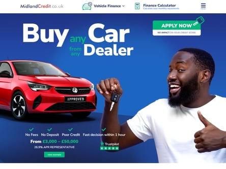 Midland Credit homepage