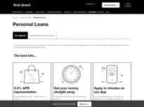 First Direct Loans Personal loan