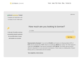 Citrus Loans Consolidation loan